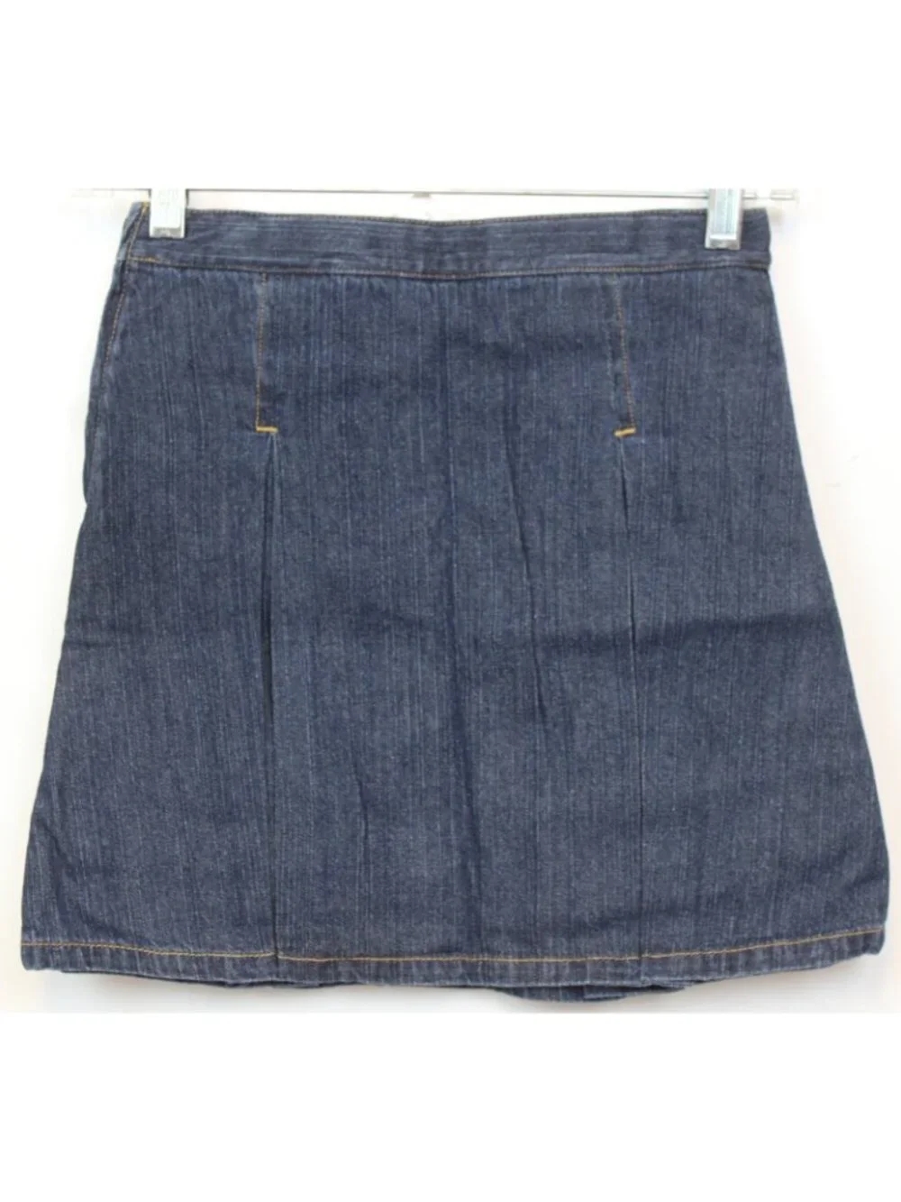 2006 Gymboree Summer Safari Denim Skorts Pleated Bows sz 12 Slim School Preppy